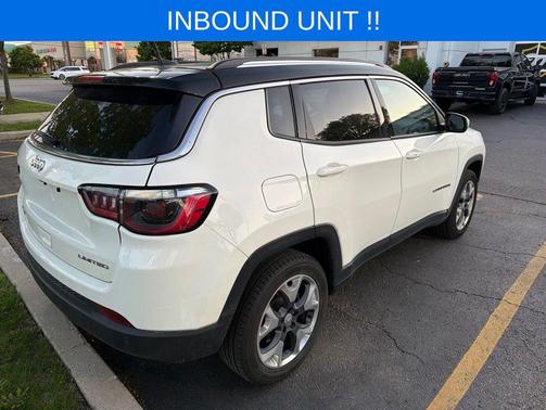 White Clearcoat 2020 Jeep Compass Limited