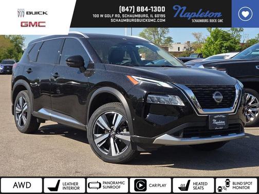 Super Black 2023 Nissan Rogue Platinum
