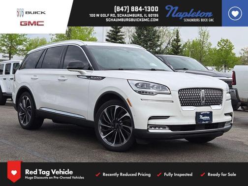 Pristine White 2021 Lincoln Aviator Reserve AWD