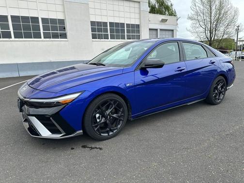Blue 2024 Hyundai ELANTRA N Line