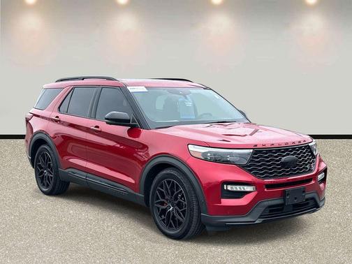 Rapid Red Metallic Tinted Clearcoat 2021 Ford Explorer ST