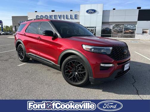 Rapid Red Metallic Tinted Clearcoat 2021 Ford Explorer ST