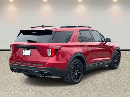Rapid Red Metallic Tinted Clearcoat 2021 Ford Explorer ST