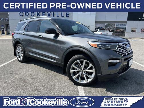 Carbonized Gray Metallic 2023 Ford Explorer Platinum