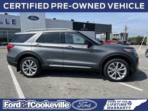 Carbonized Gray Metallic 2023 Ford Explorer Platinum