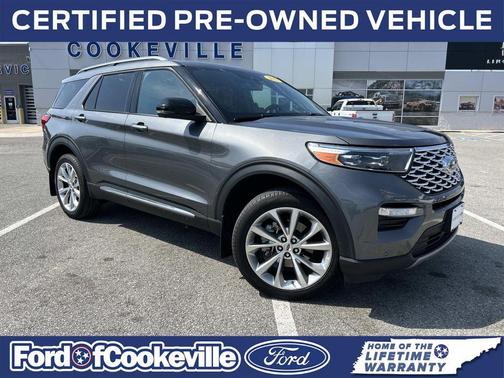 Carbonized Gray Metallic 2023 Ford Explorer Platinum