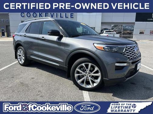 Carbonized Gray Metallic 2023 Ford Explorer Platinum