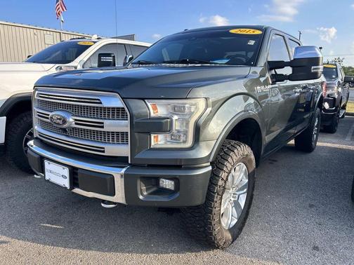 Gray 2015 Ford F-150 Platinum