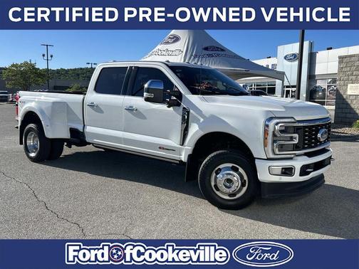 Star White Metallic Tri-Coat 2024 Ford F-350 Platinum