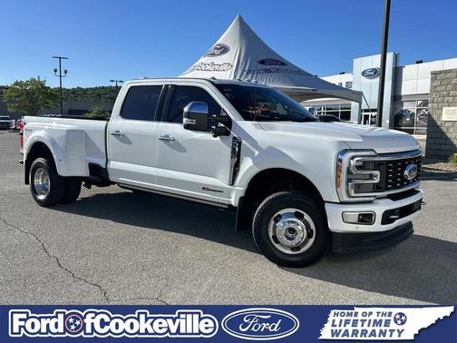 Star White Metallic Tri-Coat 2024 Ford F-350 Platinum