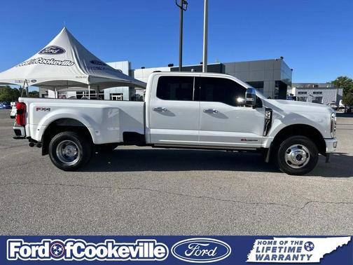 Star White Metallic Tri-Coat 2024 Ford F-350 Platinum