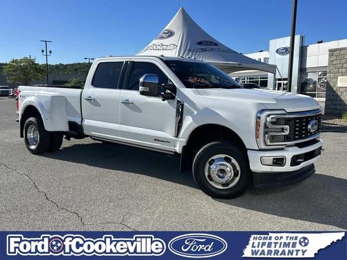 Star White Metallic Tri-Coat 2024 Ford F-350 Platinum