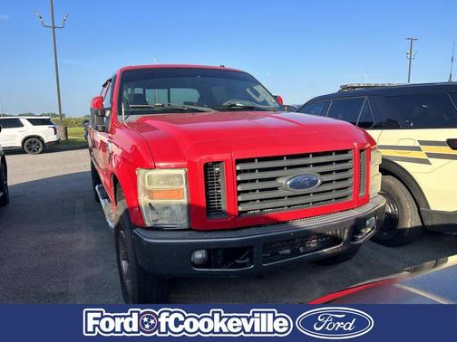 Red 2008 Ford F-350 Super Duty