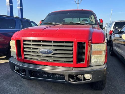Red 2008 Ford F-350 Super Duty