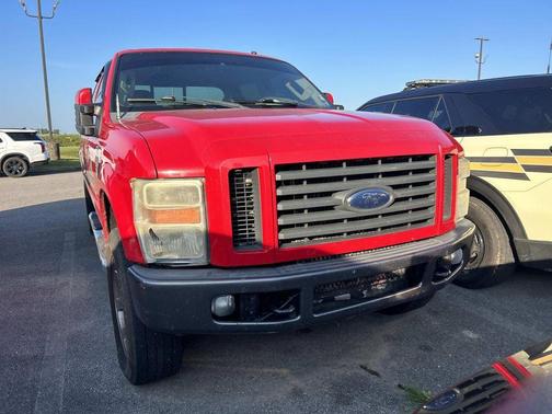 Red 2008 Ford F-350 Super Duty