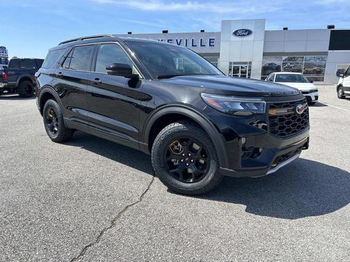 Agate Black Metallic 2026 Ford Explorer Tremor