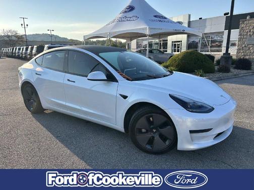 Pearl White Multi-Coat 2021 Tesla Model 3 Standard Range Plus