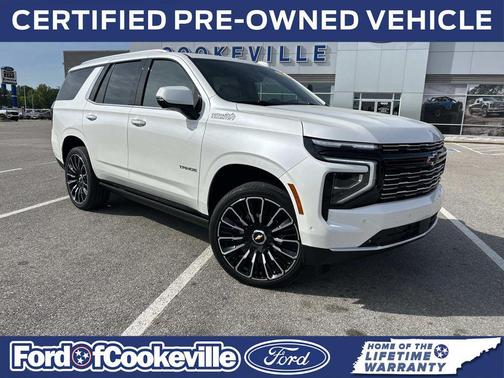 Iridescent Pearl Tricoat 2025 Chevrolet Tahoe 4WD High Country
