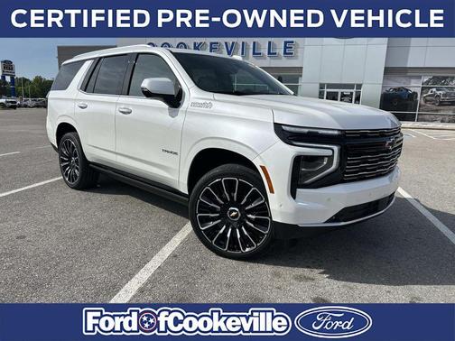 Iridescent Pearl Tricoat 2025 Chevrolet Tahoe 4WD High Country