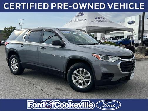 Satin Steel Metallic 2021 Chevrolet Traverse LS