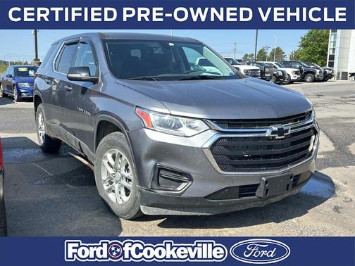 Satin Steel Metallic 2021 Chevrolet Traverse LS