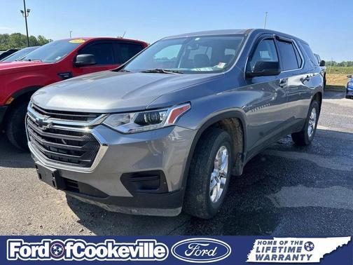 Satin Steel Metallic 2021 Chevrolet Traverse LS