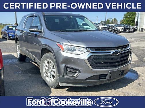Satin Steel Metallic 2021 Chevrolet Traverse LS