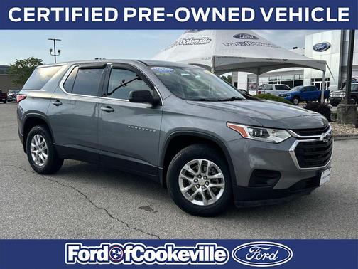 Satin Steel Metallic 2021 Chevrolet Traverse LS