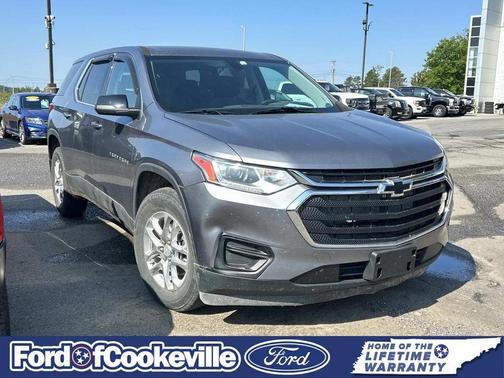 Satin Steel Metallic 2021 Chevrolet Traverse LS