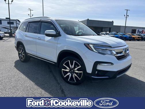Platinum White Pearl 2020 Honda Pilot Touring 8-Passenger