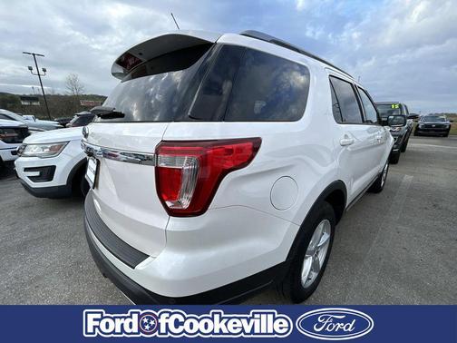 White Platinum Metallic Tri-Coat 2019 Ford Explorer XLT