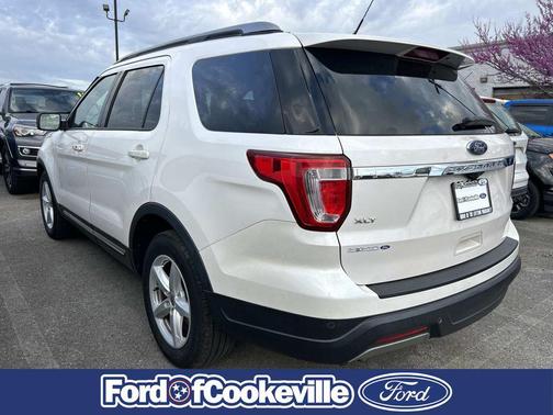 White Platinum Metallic Tri-Coat 2019 Ford Explorer XLT