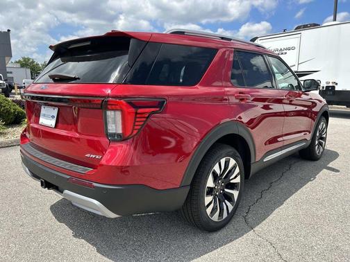 Rapid Red Metallic Tinted Clearcoat 2026 Ford Explorer Platinum