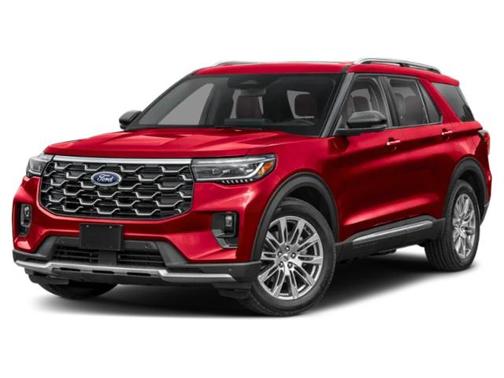 Rapid Red Metallic Tinted Clearcoat 2026 Ford Explorer Platinum