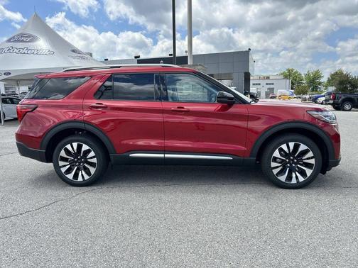 Rapid Red Metallic Tinted Clearcoat 2026 Ford Explorer Platinum