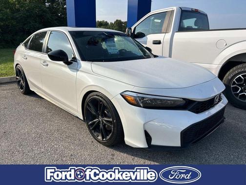 Platinum White Pearl 2025 Honda Civic Si Base