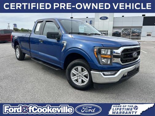 Atlas Blue Metallic 2023 Ford F-150 XLT