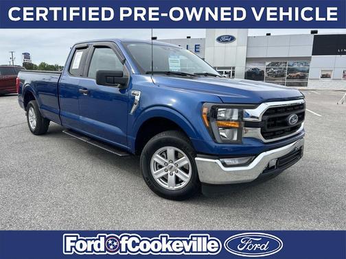 Atlas Blue Metallic 2023 Ford F-150 XLT