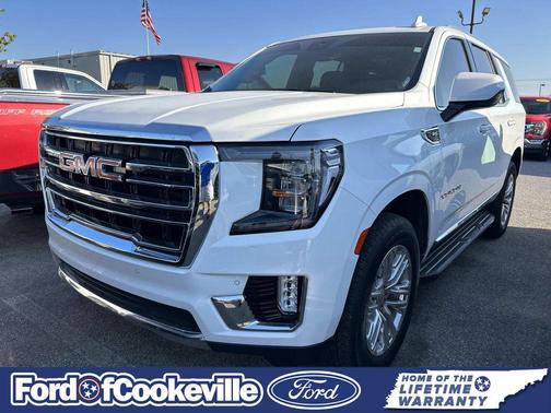 Summit White 2023 GMC Yukon SLT