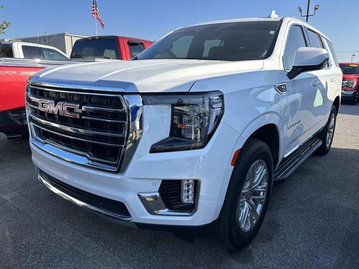 Summit White 2023 GMC Yukon SLT