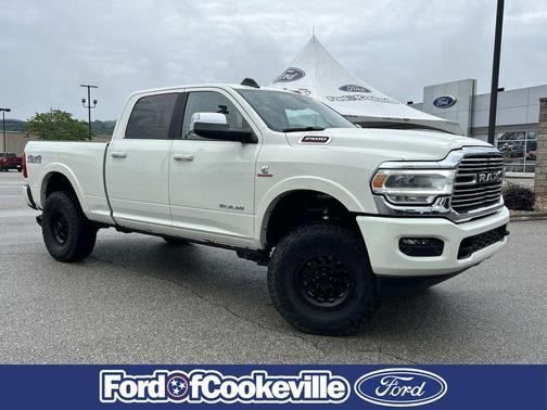 Pearl White 2022 RAM 2500 Laramie Crew Cab 4x4 6'4' Box