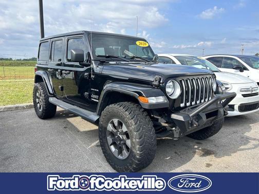 Black Clearcoat 2020 Jeep Wrangler Unlimited Sahara