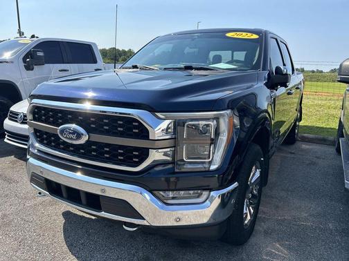 Antimatter Blue Metallic 2022 Ford F-150 King Ranch