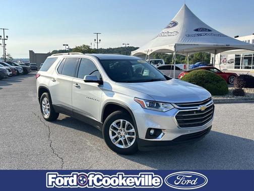 Silver Ice Metallic 2020 Chevrolet Traverse LT Leather