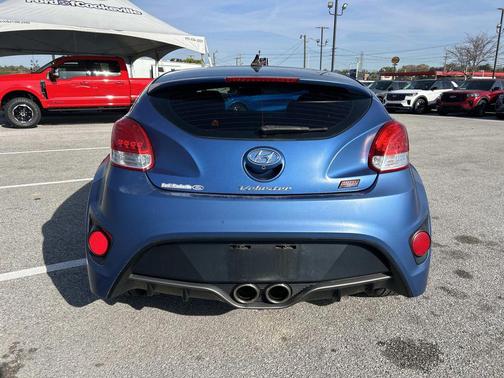 Matte Blue 2016 Hyundai Veloster Turbo Rally Edition
