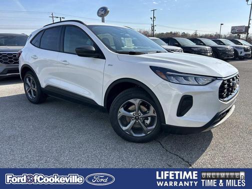 star white metallic tri-coat 2026 Ford Escape ST-Line