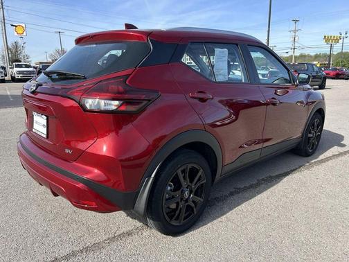 Red 2023 Nissan Kicks SV