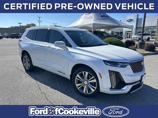 Crystal White Tricoat 2023 Cadillac XT6 Premium Luxury AWD