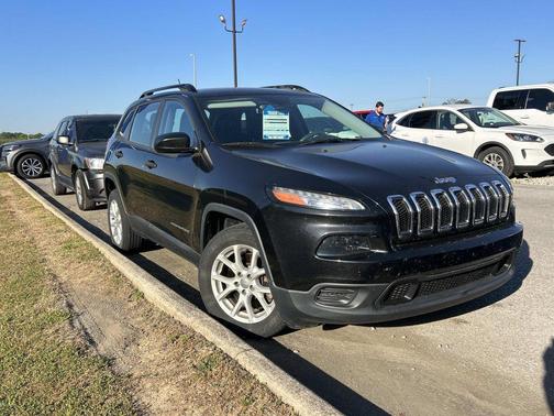 Brilliant Black Clearcoat 2015 Jeep Cherokee Sport