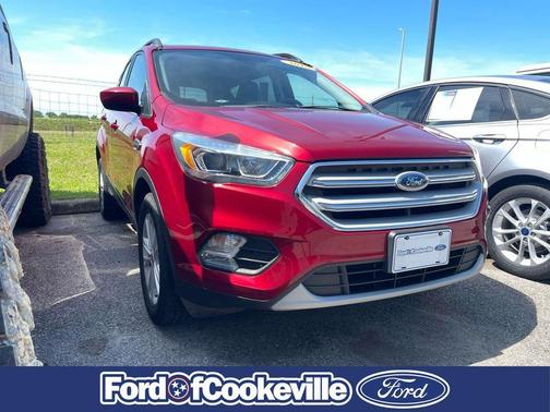 Red 2018 Ford Escape SEL